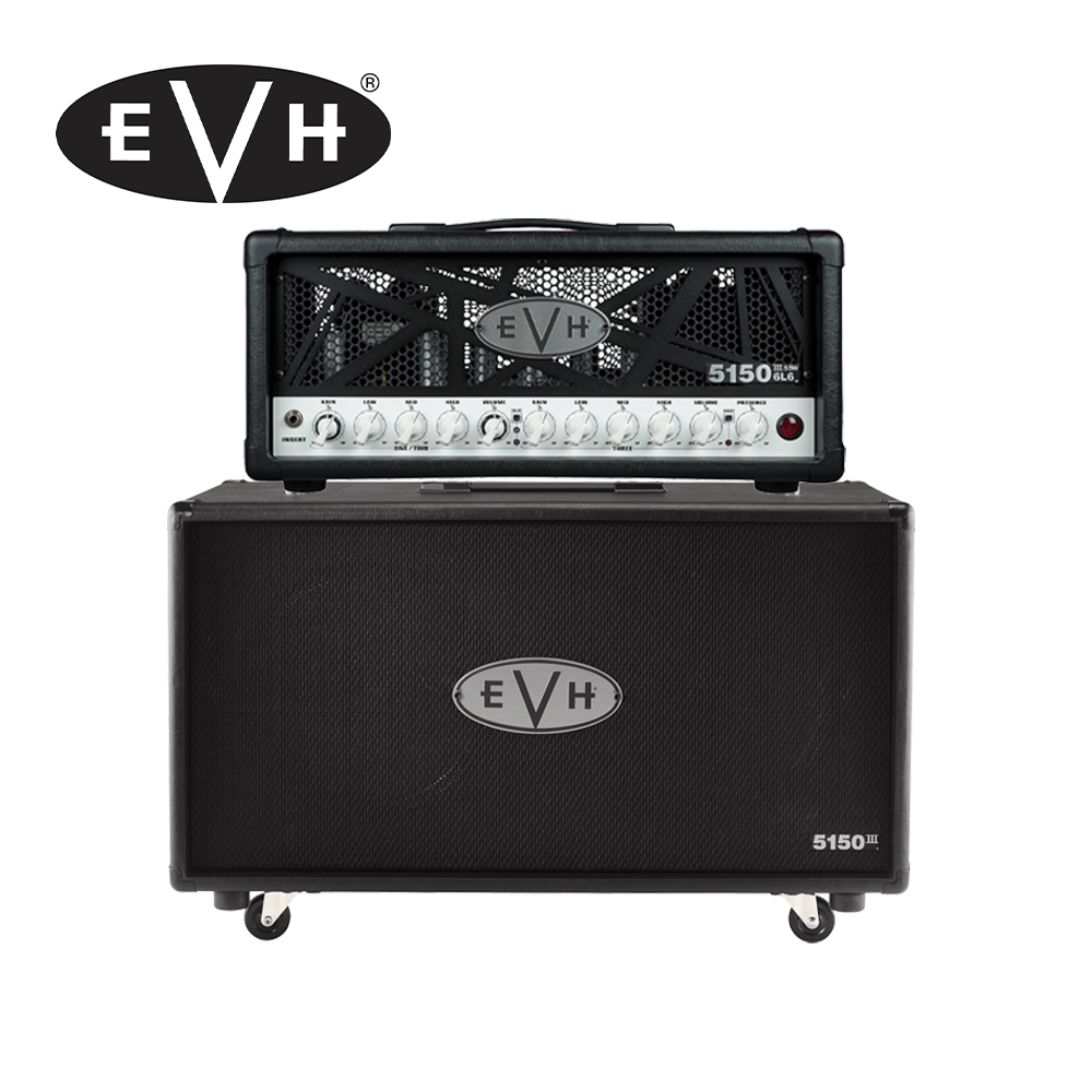 EVH 5150III 50W 6L6 黑色 120V + 212ST CAB 黑色【敦煌樂器】, , large