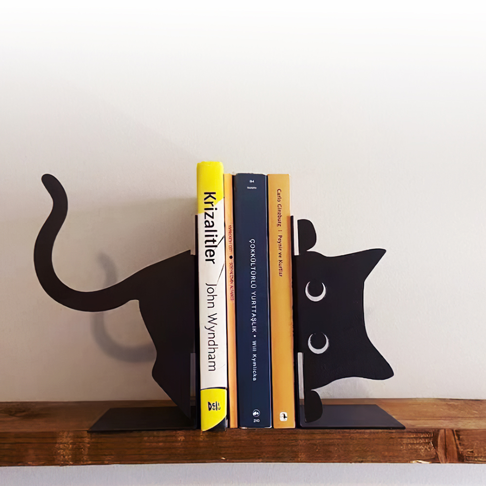 peeking-cat-bookend-black, , large