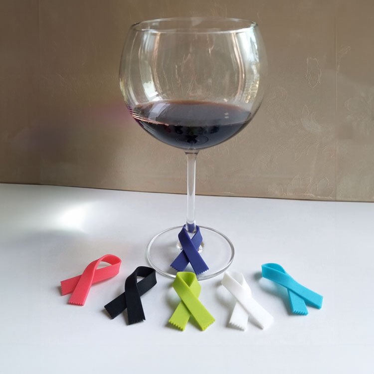圍巾造型酒杯標記 造型標記 緞帶造型酒杯標記 酒杯標記 分酒器必備 派對必備 杯子記號 創意酒杯標記 酒杯識別, , large