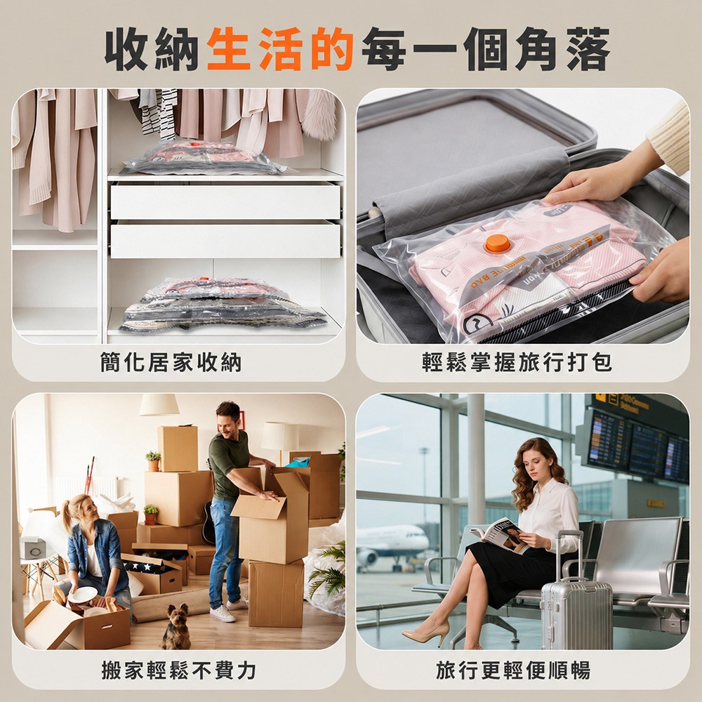 picobello｜無線Type-C真空抽氣幫浦(附12入真空袋), , large