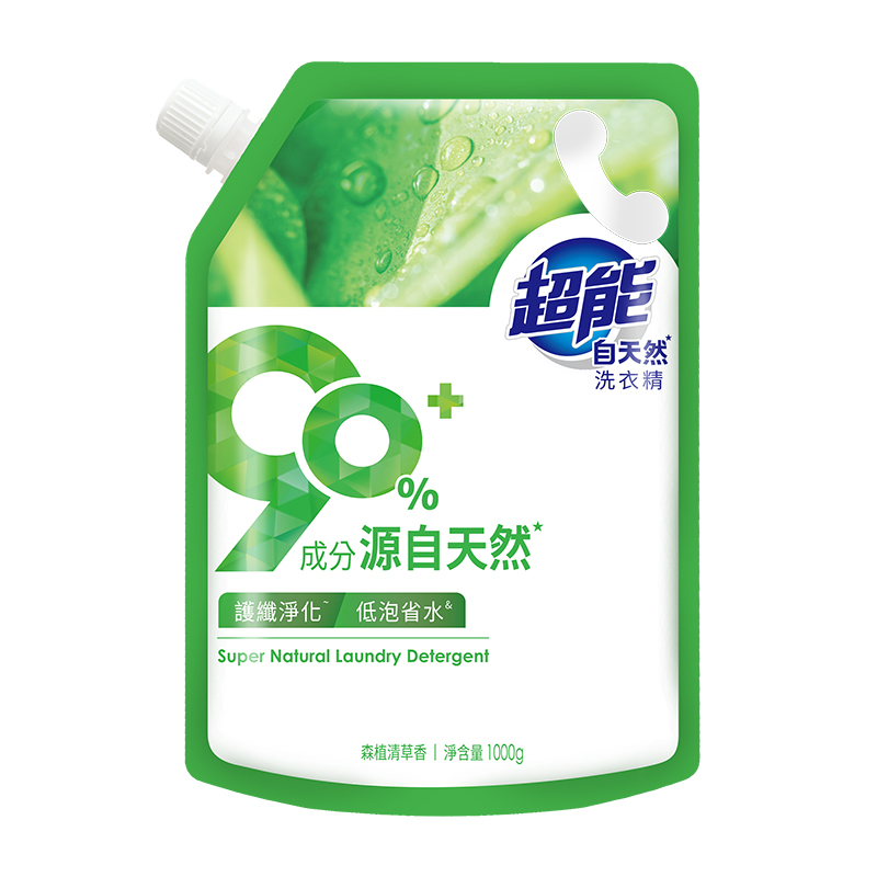 超能自天然洗衣精補充包, , large
