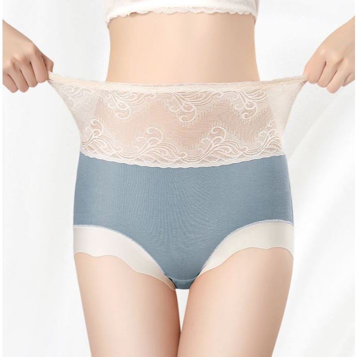 【莎蘿SARO】高腰蕾絲質感石墨烯內褲6件組 M, , large