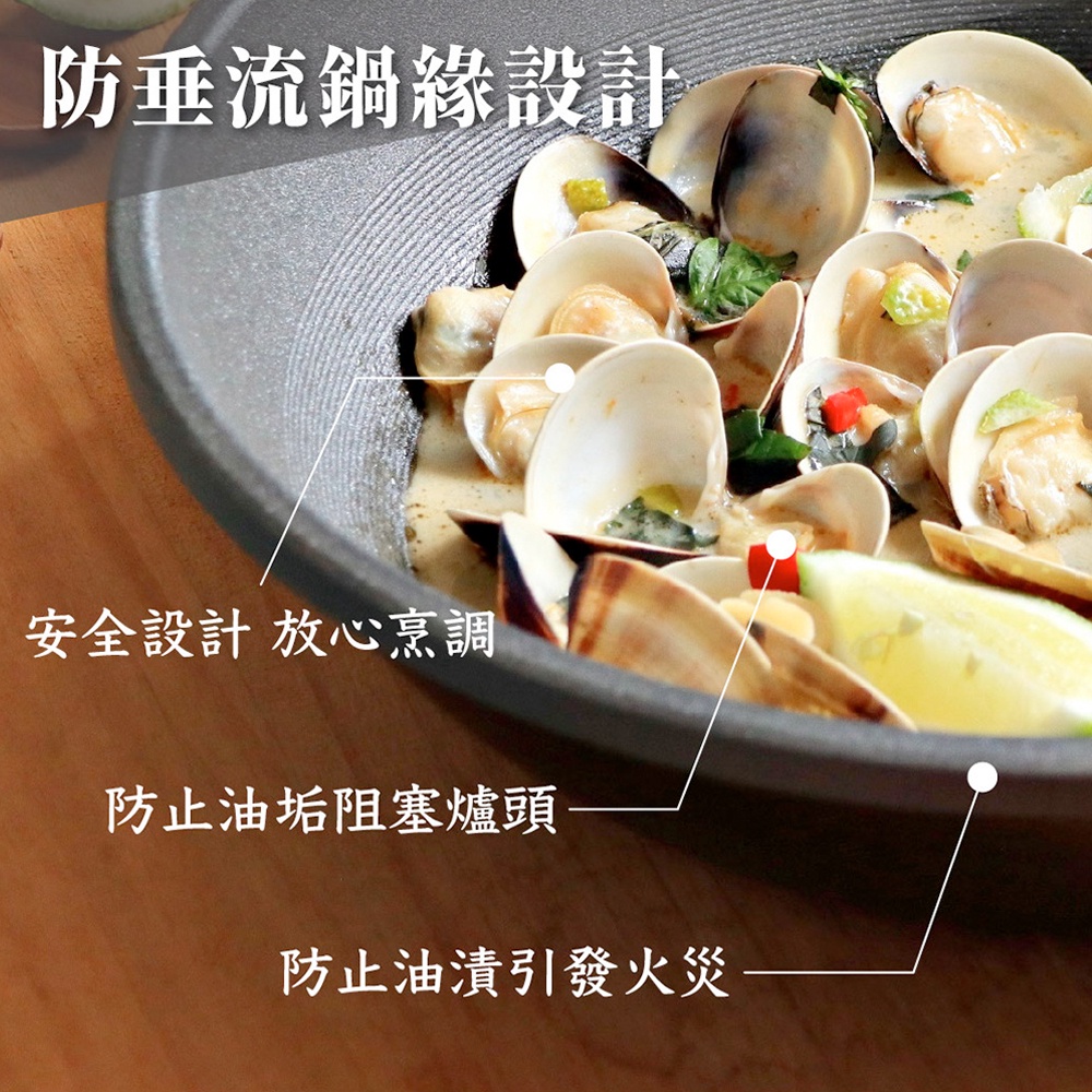 Miyaco 米雅可 遠紅外線陶瓷不沾深型平底鍋鐵鏟可用無蓋附蓋 無蓋26cm-Leidea樂德兒, , large