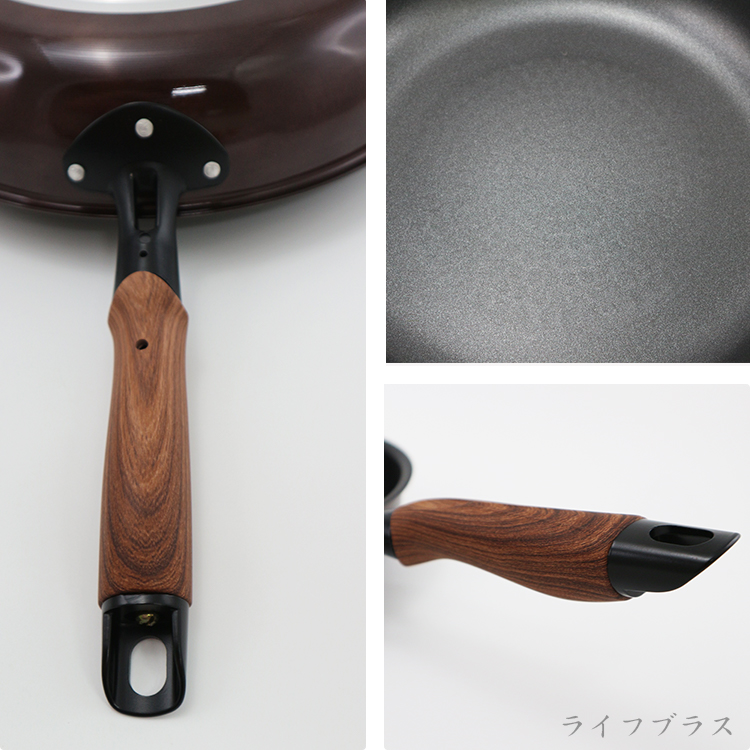 日本製 和樂亭IH大金不沾平底鍋-30cm, , large