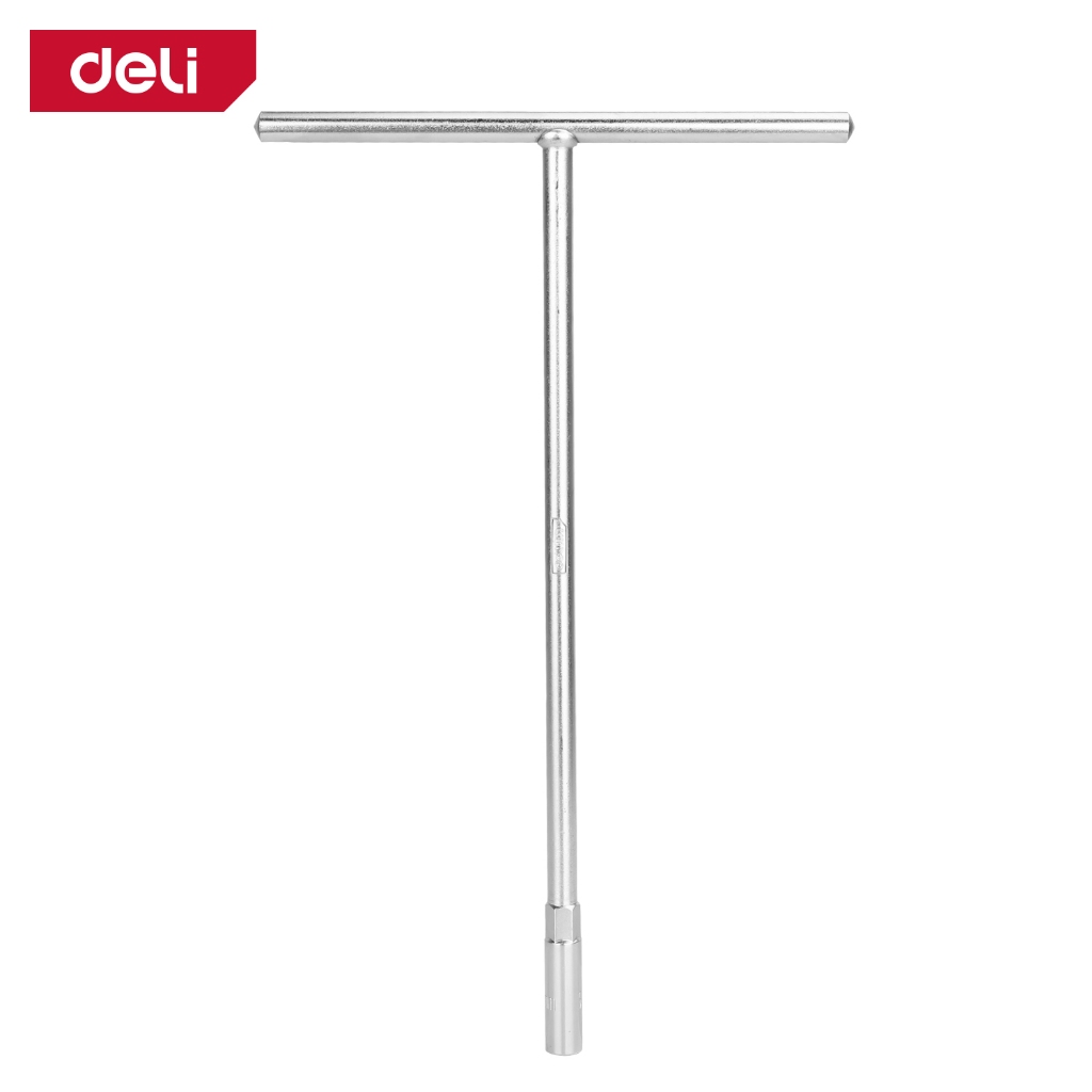 【得力工具 deli tools】 T型扳手 T桿 機油工具 大扭力 T桿 排氣管 T字-12mm, , large