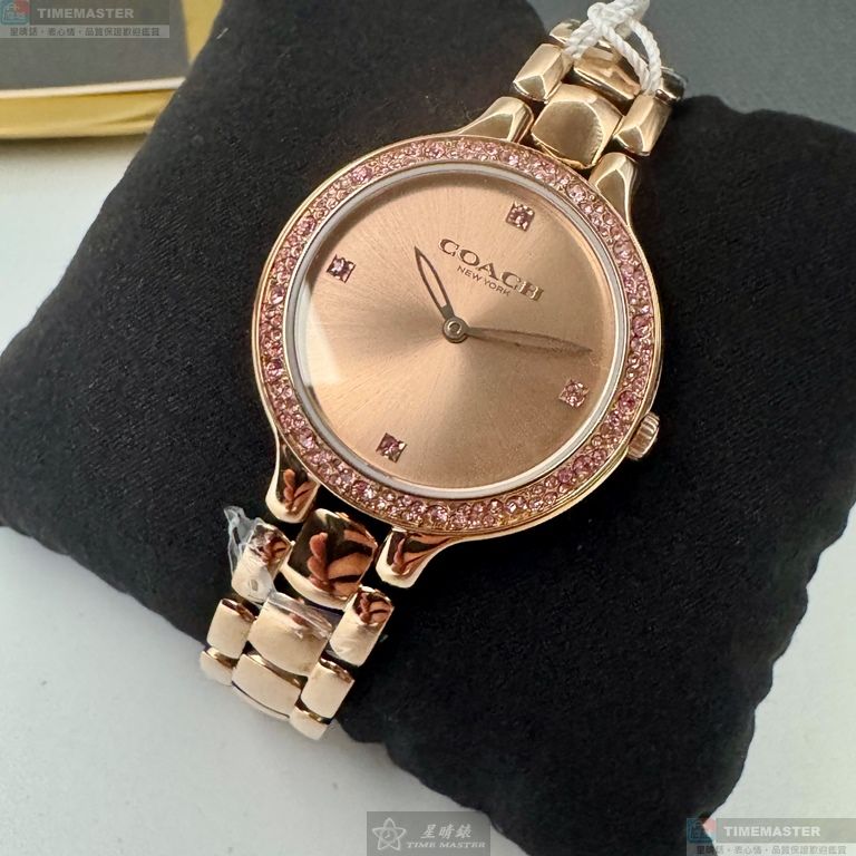 [星晴錶業]COACH手錶,32mm,CH00275玫瑰金色錶面玫瑰金錶殼玫瑰金色精鋼錶帶款, , large
