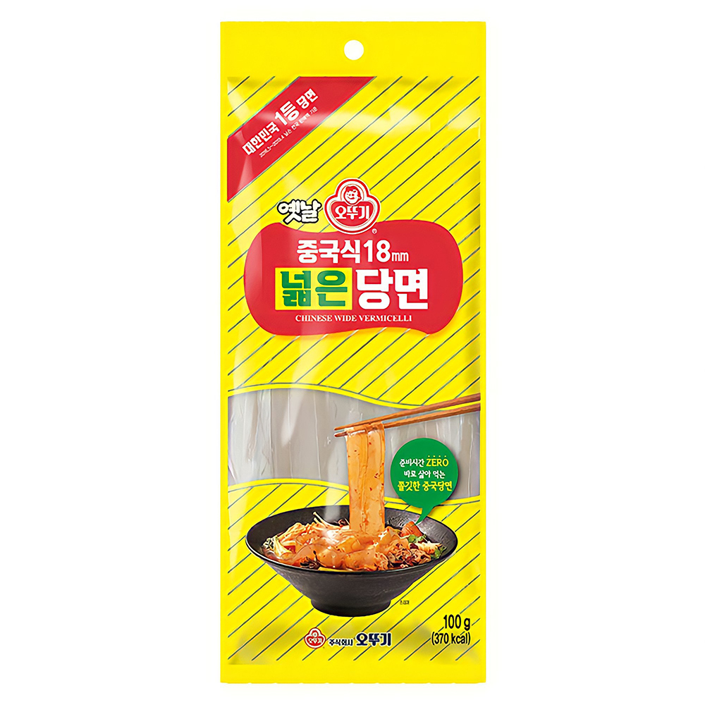 不倒翁韓式正Q寬板條冬粉100g, , large