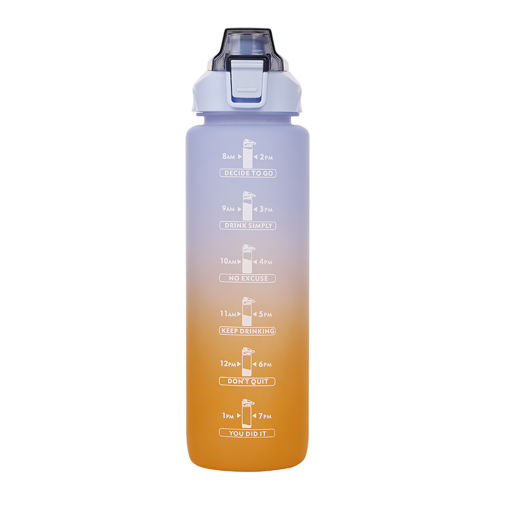 漸層粉彩運動水壺1000ml, , large