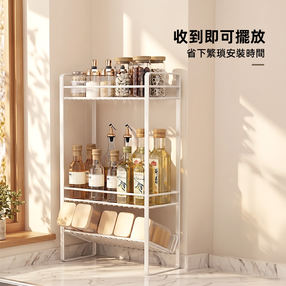 【上手家居】三層夾縫置物架(縫隙收納櫃/窄層架/窄置物架/窄縫置物架/縫隙置物架), , large