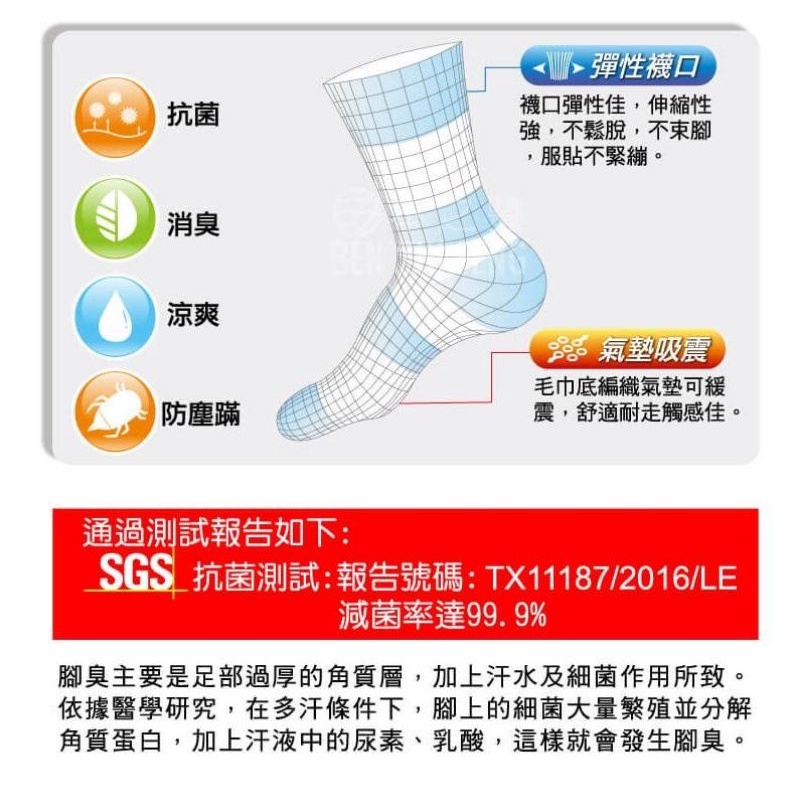 [凱美棉業] 6雙組 隨機出色 MIT台灣製 Protimo 抗菌纖維系列襪 超細纖維消臭男襪套 條紋多款, , large