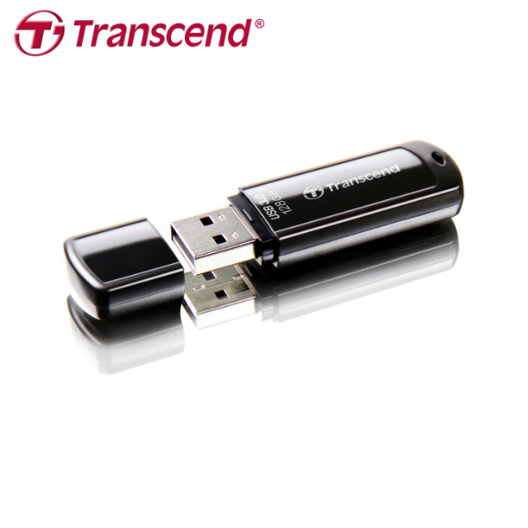 【Transcend】創見 JetFlash 700 USB3.1 128GB 黑色 高速隨身碟 保固公司貨, , large