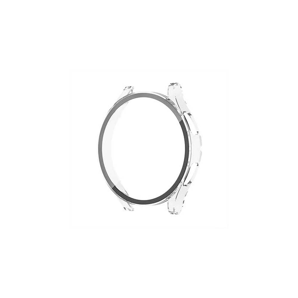 【山水之寶】三星 Galaxy Watch 6 40mm、44mm手錶保護殼 9H鋼化玻璃+PC框保護殼 透明 藍色 黑色, , large