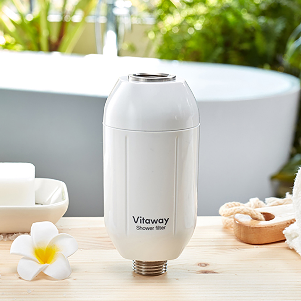 【Vitaway】森林SPA活水沐浴器 活性碳 除氯 過濾器+替換濾心2組-陳月卿推薦(公司貨), , large