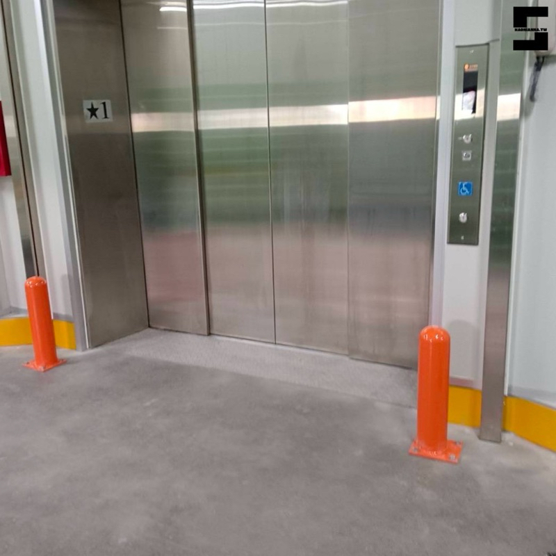 【 SHAONIANNA.TW 】倉庫防撞柱｜物流中心用｜設備防護鐵柱 倉儲防撞護柱｜地面固定｜防撞保護柱, , large