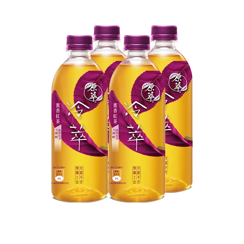 原萃冷萃蜜香紅茶(無糖) 450ml, , large