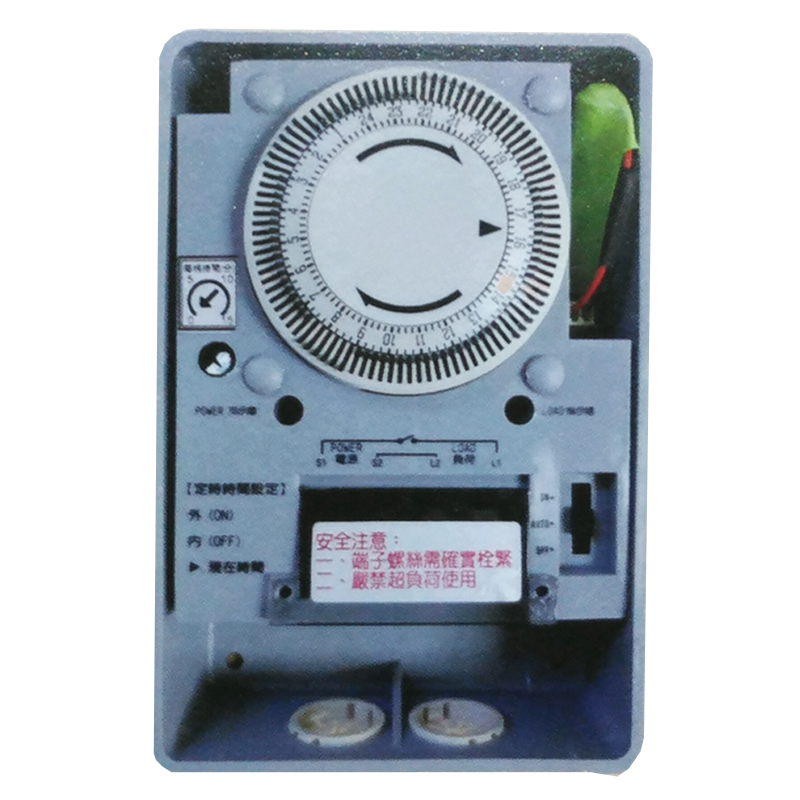 【感應王照明】TP-351R縮時型定時器【35A-機械式操作-可停電補償-石英電路計時-全電壓-台灣製造】, , large