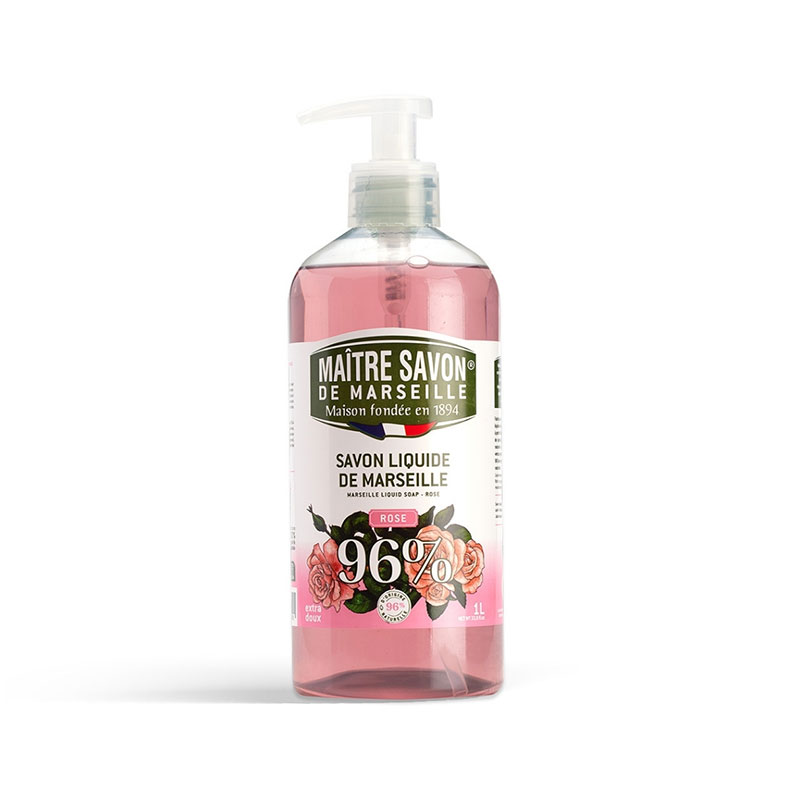 〔本野有限公司〕法國玫翠思馬賽液體皂1000ML(玫瑰)-2入, , large
