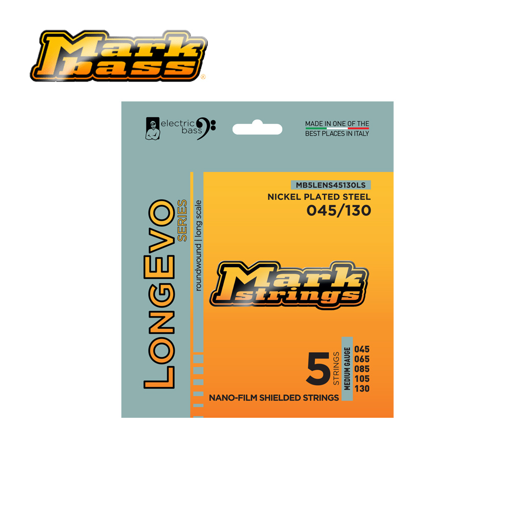 Markbass Longevo 奈米包膜鎳 五弦貝斯套弦 (45-130)【敦煌樂器】, , large