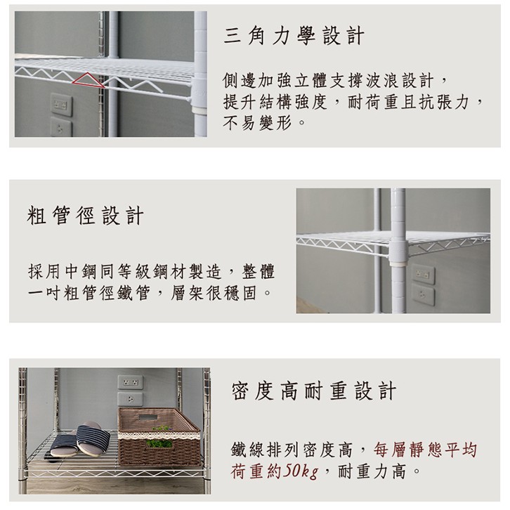  【Y HOUSE】60x45x210cm three-layer double-pole wavy wardrobe/painted shelf/clothes hanger/Tiltlis rack - black, , large
