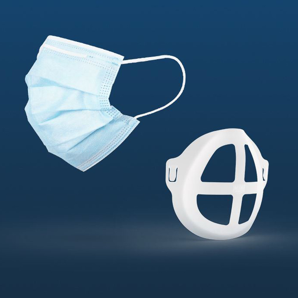Pack of 30 MS03 Ultra-Comfort and Breathable 3D Mask Inner Support Frame, 白, large