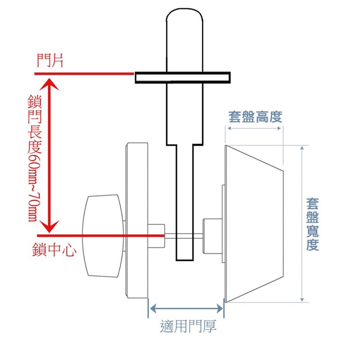 輔助鎖 加安牌 台灣製 門鎖 磨砂銀D567 金色D577 青古銅色D587 暗閂 卡巴鑰匙 外轉上鎖式, , large