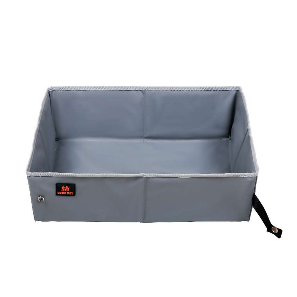Portable Waterproof Foldable Cat Litter Box for Travel & Camping, , large