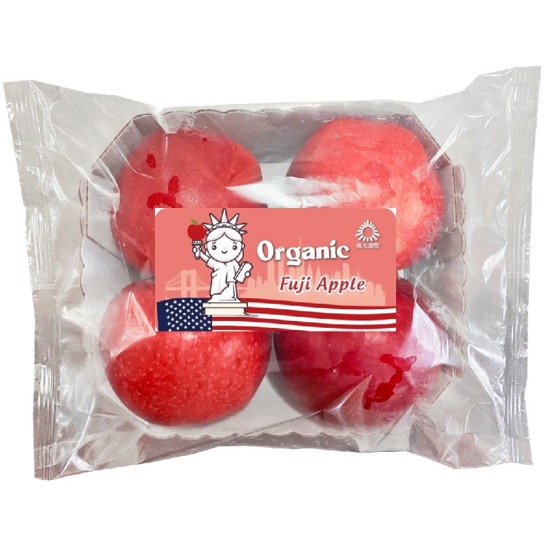 Imported Organic apple 4pcs, , large