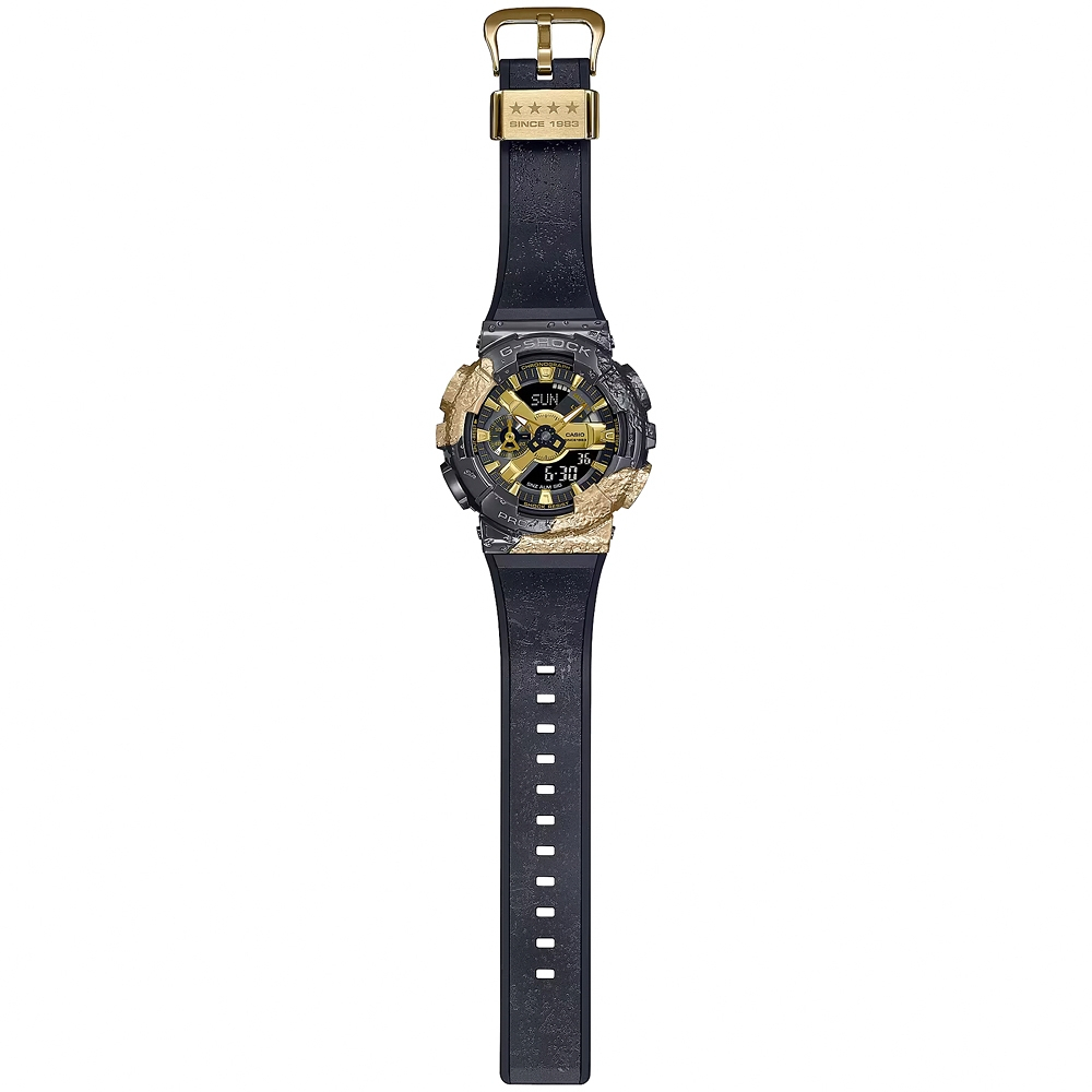 CASIO 卡西歐 G-SHOCK 40 週年探險家之石系列 雙顯手錶 GM-114GEM-1A9, , large