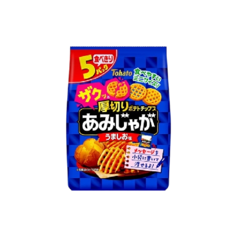 東鳩厚切網狀洋芋片5袋入, , large