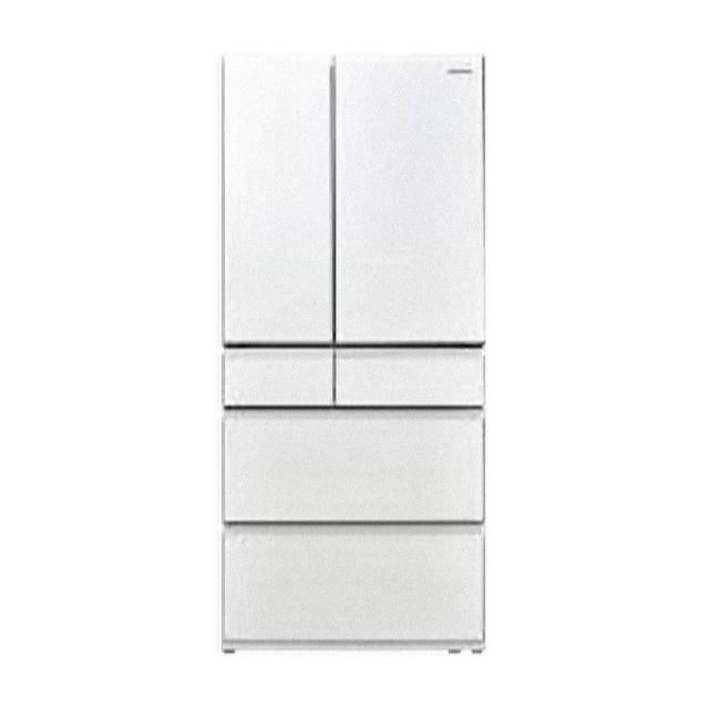 Panasonic 國際牌 520L 日製六門鏡面玻璃變頻電冰箱 霧晶白 NR-F523HX-W1, , large