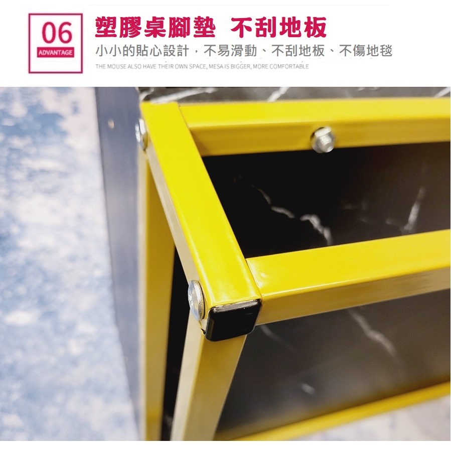 【HTGC】理石紋茶几(寬大桌面/金屬腳架/雙抽收納/中空置物層/仿石紋路)客廳茶几/客廳桌/矮櫃, , large