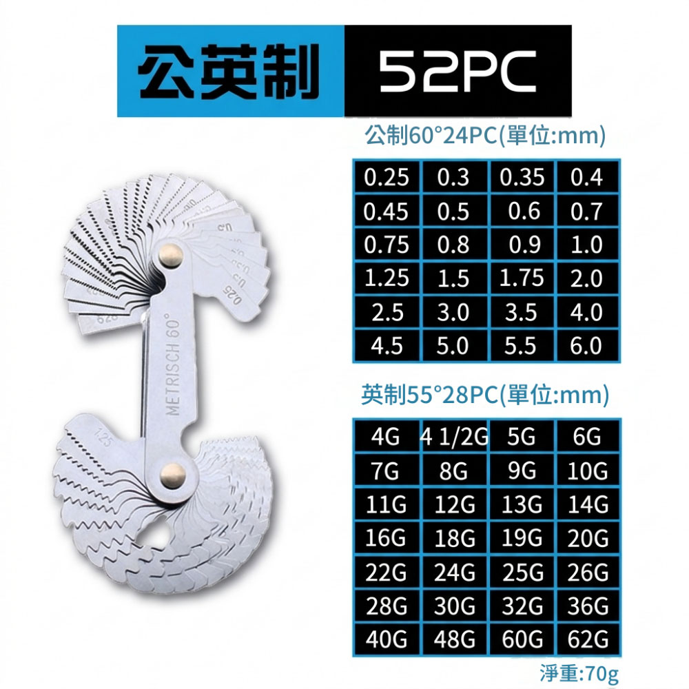 螺紋規【52PC】, , large