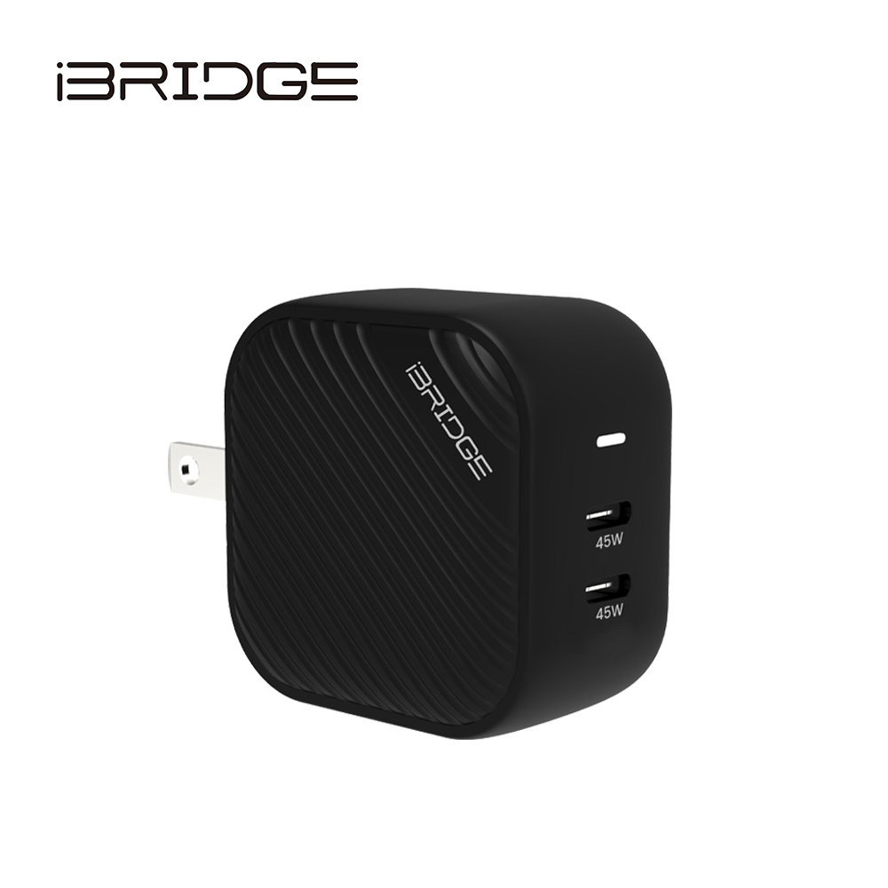 iBRIDGE GaN 45W Ultra-Fast Power Supply - Black, , large