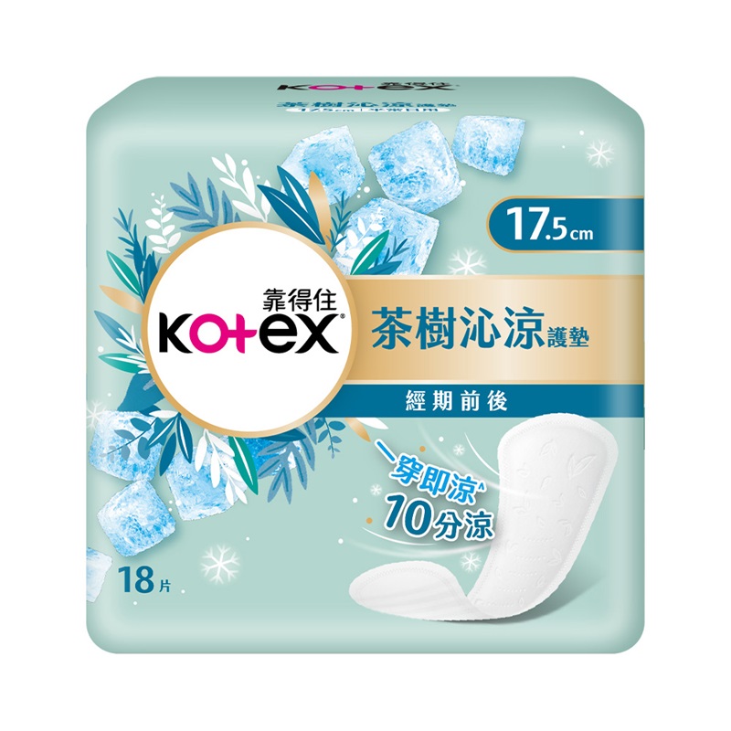 Kotex super cooling liner17.5cm 18P, , large