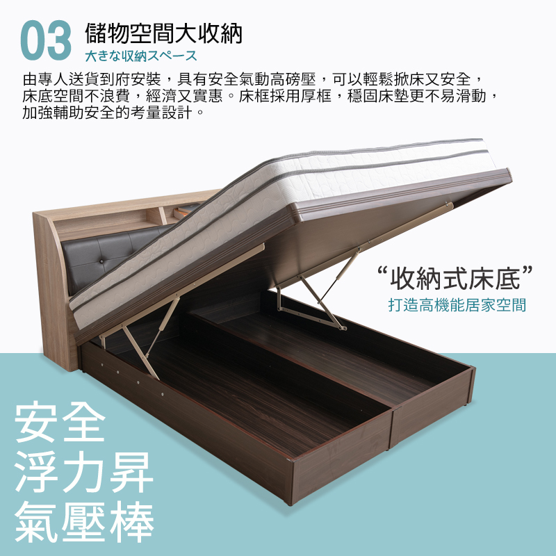 【KIKY】米特後掀床底, , large