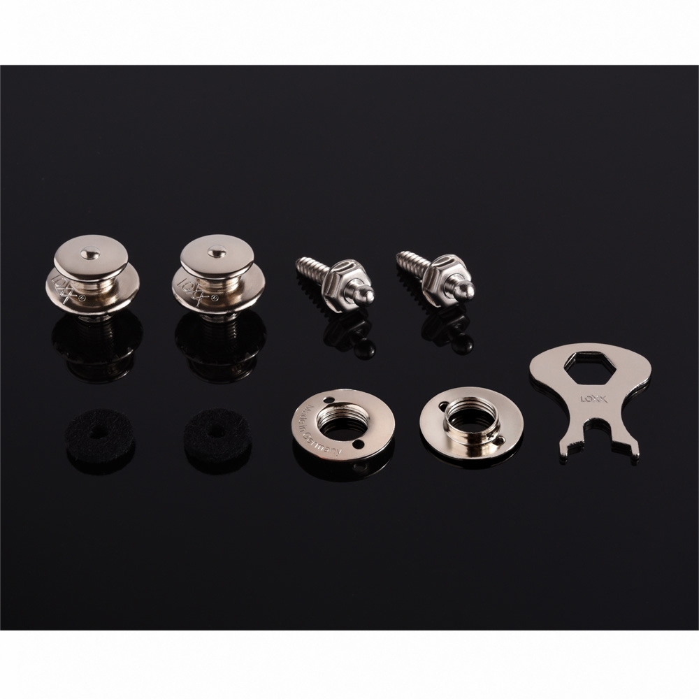 LOXX E-NICKEL-XL 安全背帶扣 鍍鉻銀色 (厚背帶款)【敦煌樂器】, , large