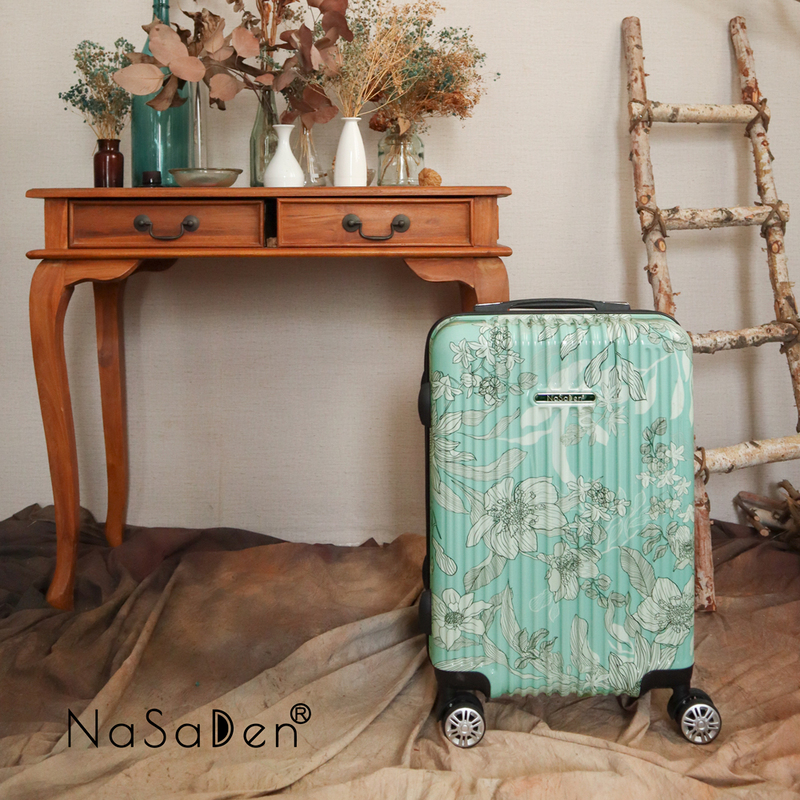 NaSaDen [ Jacaranda ] 22" Carry on Zipper Luggage, , large