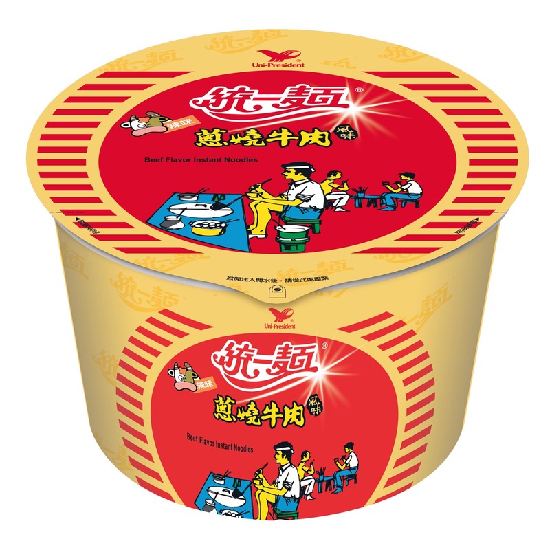 統一蔥燒牛肉碗麵 90g, , large