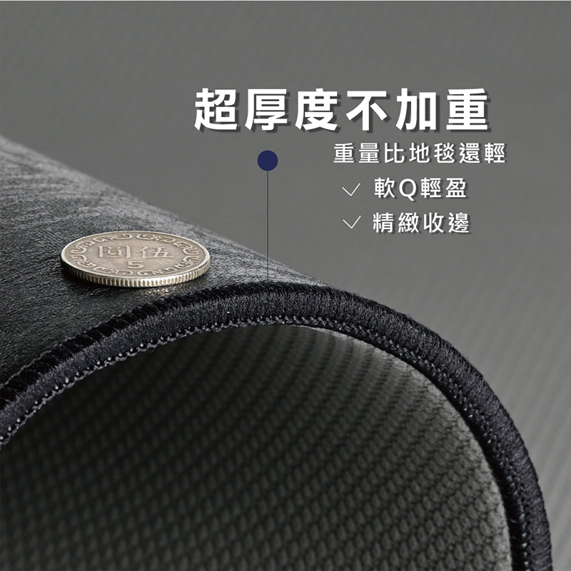 【Monster】 QQ Extra-Thick Oil-Resistant & Anti-Stain Kitchen Mat (80x50cm) &ndash; Black, , large