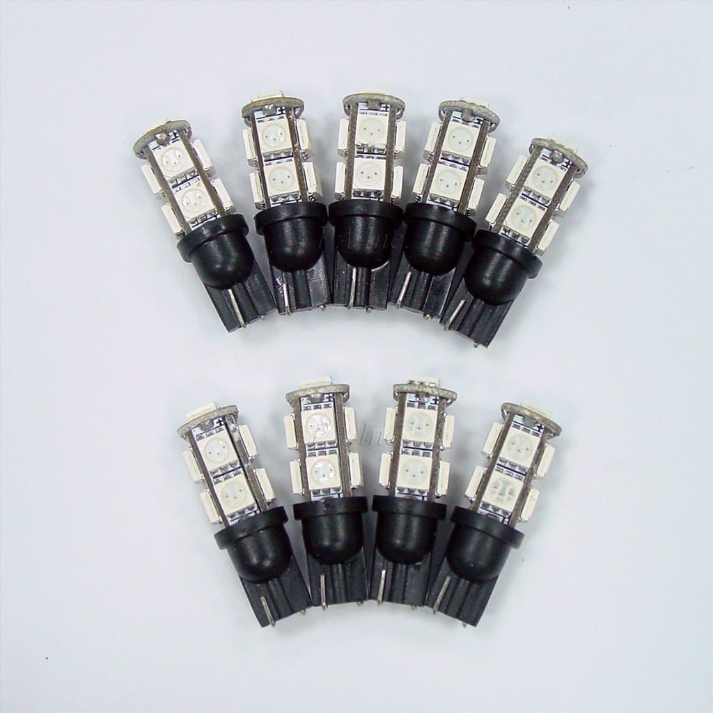 【PA LED】T10 9晶 27晶體 SMD LED 耐熱底座 小燈 方向燈 儀表燈 定位燈, , large