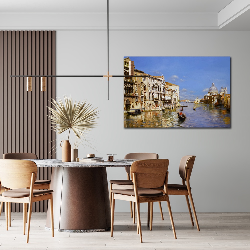 【御畫房】威尼斯之三 國家一級畫師手繪油畫60&times;90cm(VF-18), , large
