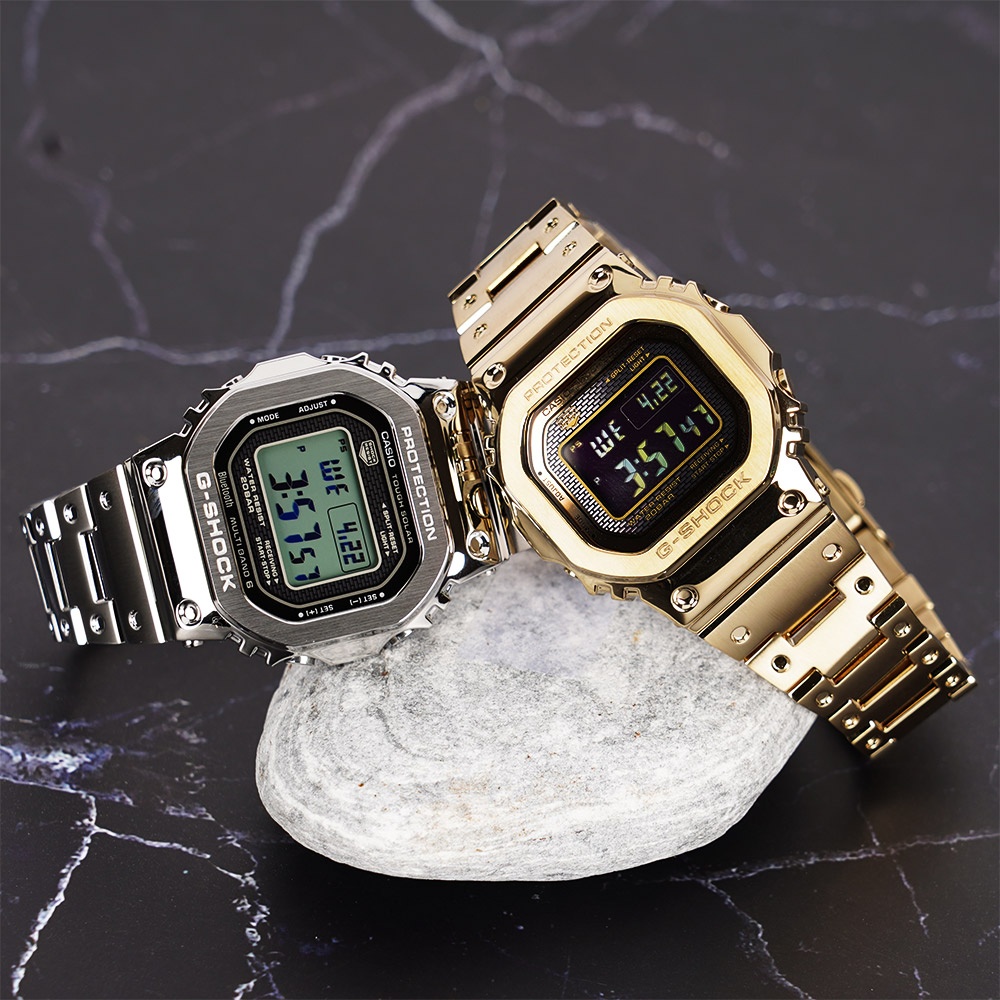 CASIO 卡西歐 G-SHOCK 35周年太陽能電波手錶 GMW-B5000GD-9, , large
