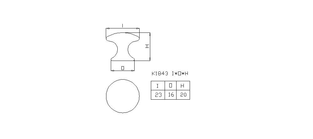Zinc Knob, , large