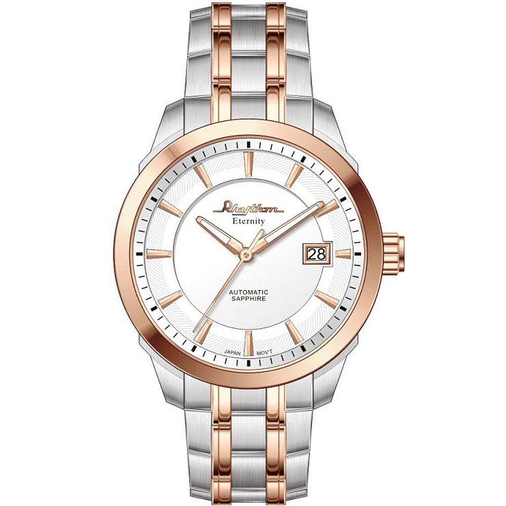 RHYTHM日本麗聲 Eternity 永恆系列機械錶-42mm A1302S05, , large