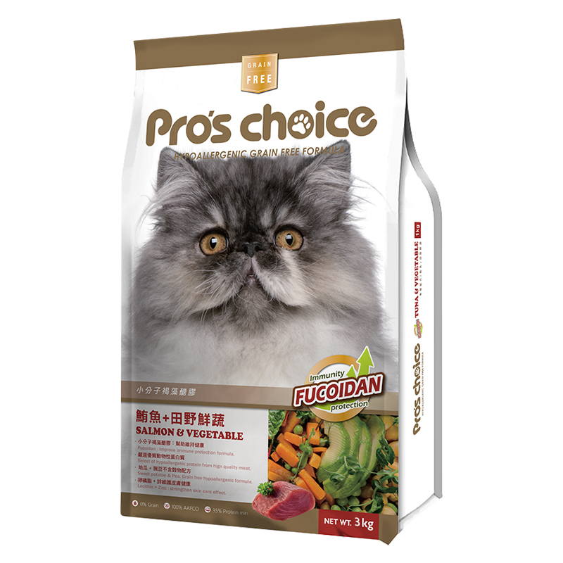 【Pro&rsquo;s Choice 博士巧思】無穀貓食3kg-鮪魚+田野鮮蔬, , large