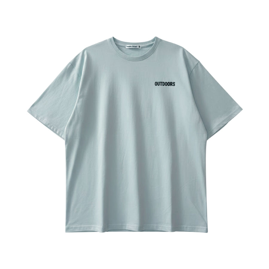 OUTDOORS山系露營印花T 11-8039, , large