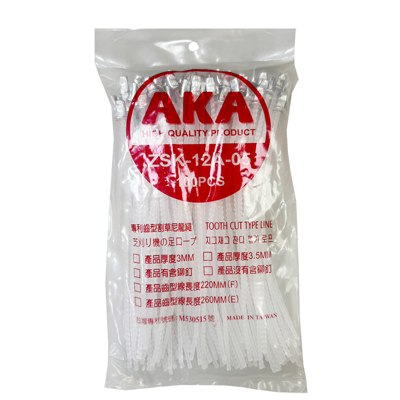 [Yuantai Agriculture] AKA Patented Fully Serrated Tendon Rope (Bundled) / Tendon Thread / Tendon Strip / Grass Cutting Rope / Lawn Mower Specific / Made in Taiwan, , large