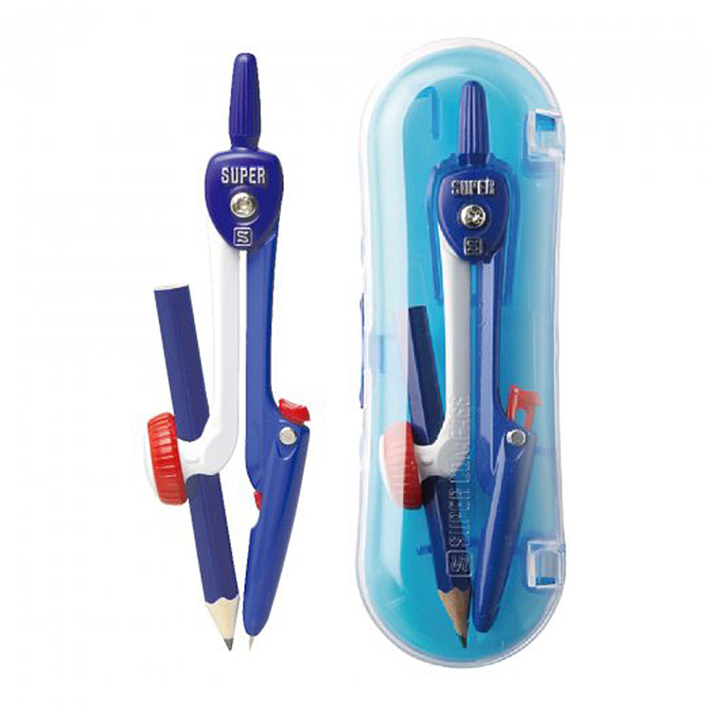 【龍品文創】日本SONIC 公司貨 SK-654 圓規(鉛筆)-藍, , large