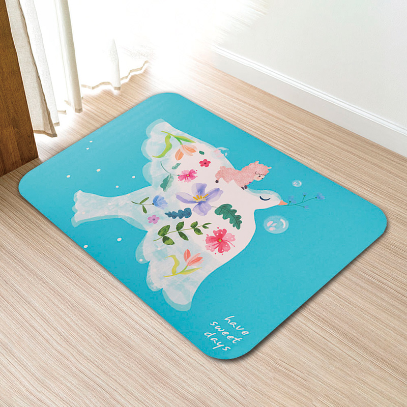 【Monster】 Soft Diatomaceous Earth Absorbent Mat &ndash; Sindy Xin Series (60x40cm) &ndash; Soaring Sweetness, , large
