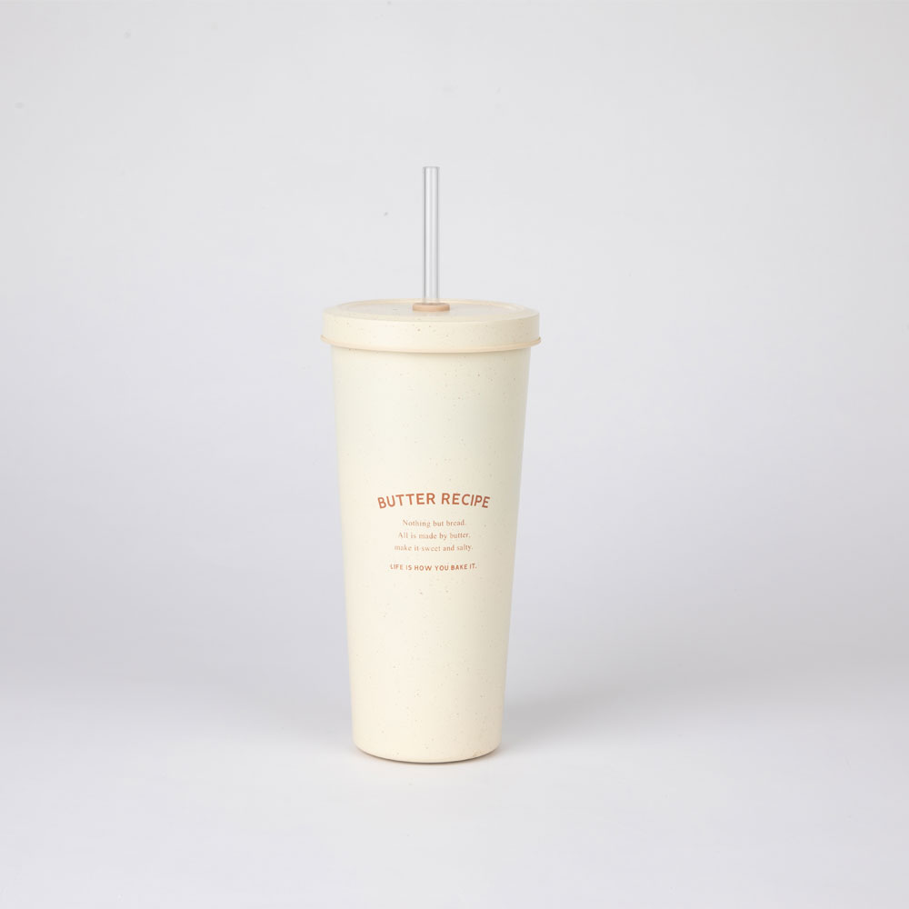 【Oolab 良杯製所】710ml 小時光系列 陶瓷易潔層吸管杯, , large